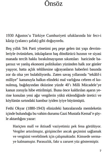 Serbest Cumhuriyet Fırkası - Ali Fethi Okyar indirimleri