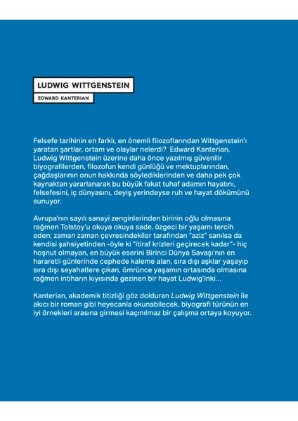 Ludwig Wittgenstein - Edward Kanterian fiyatları