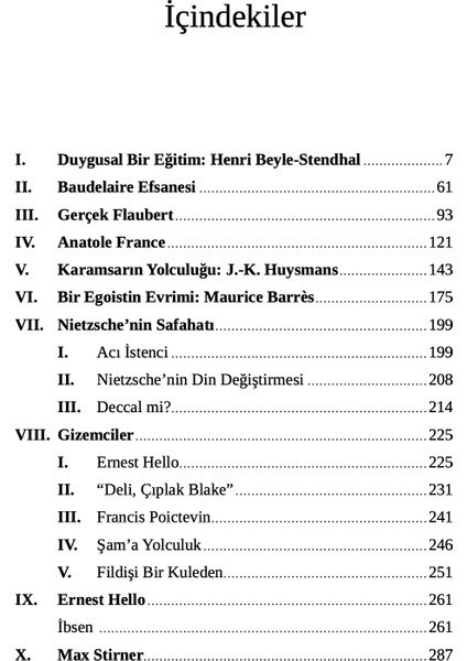 Egoistler - James Huneker modelleri