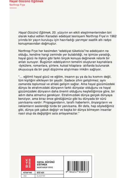 Hayal Gücünü Eğitmek - Northrop Frye fiyatları