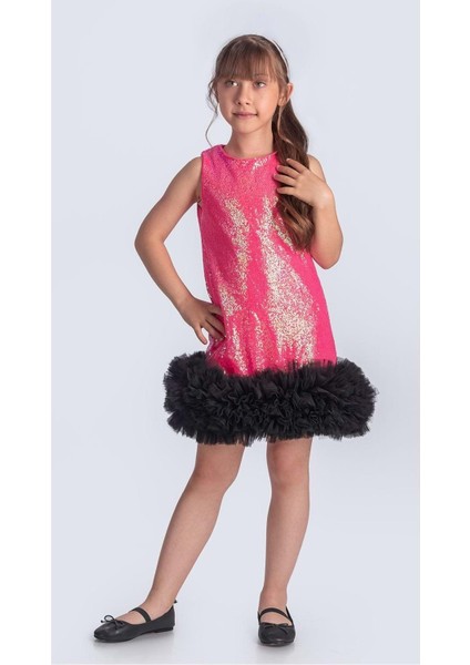 Pul Payet Ifestos Taçlı Tütü Çocuk Özel Gün Abiye M00743 modelleri