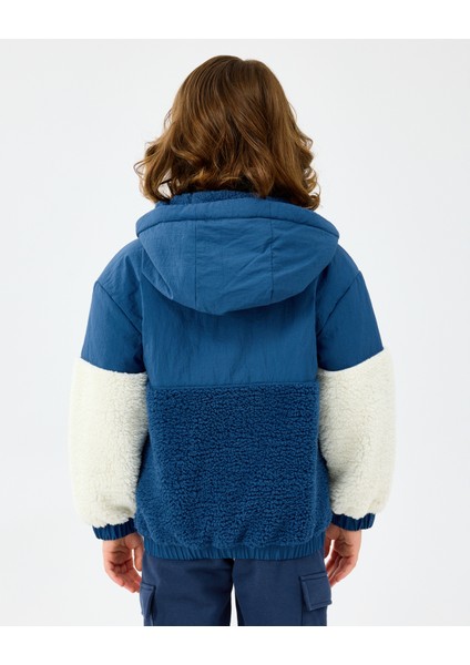 B Sherpa Jacket Büyük Erkek Çocuk Mavi Mont SK2520044-0914 indirimleri