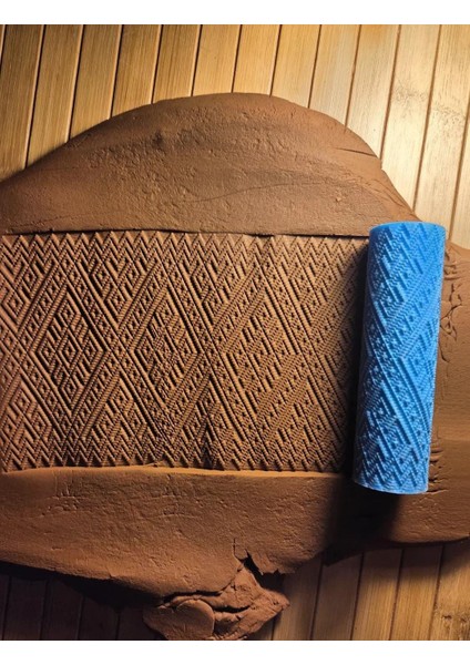 10 cm Seramik & Polimer Kil Doku Merdanesi Doku Rulosu Desen Oklavası. Pastacılık Malzemesi fiyatları