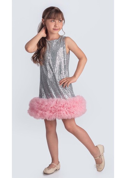 Pul Payet Ifestos Taçlı Tütü Çocuk Özel Gün Abiye M00743 fiyatları