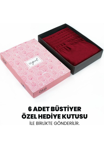 Premium 6’lı Kız Çocuk Alıştırma Sütyen - Hediye Kutulu, Pamuklu Kumaş, Ultra Yumuşak, Esnek ve Etiketsiz Yapı, Şık ve Konforlu Bustiyer fiyatları