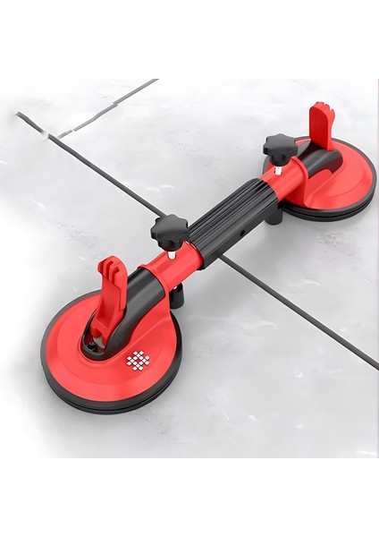 Çift Kollu Çektirmeli Vantuz Cam Fayans Granit Birleştirme Ayarlama Hizalama Düzeltme Aparatı Yatay