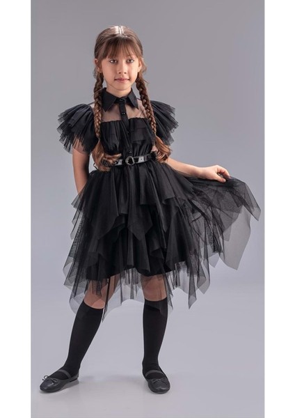 Kız Çocuk Selero Gotik Özel Gün Elbise M00741 modelleri