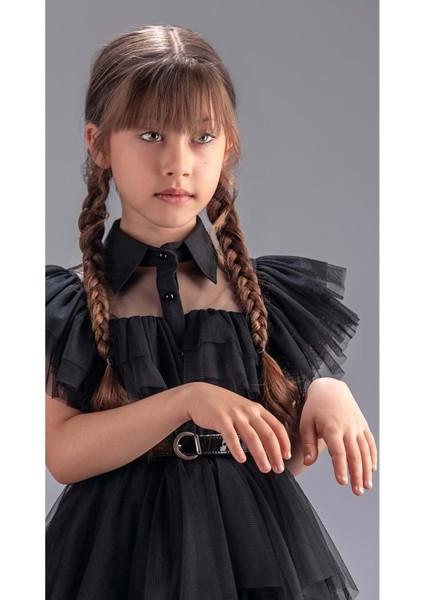 Kız Çocuk Selero Gotik Özel Gün Elbise M00741 indirimleri