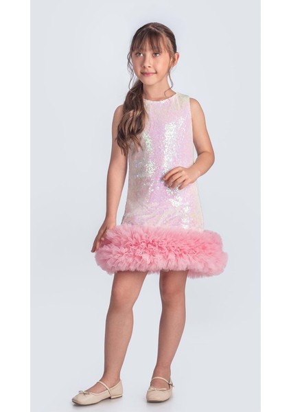 Pul Payet Ifestos Taçlı Tütü Çocuk Özel Gün Abiye M00743 fiyatları