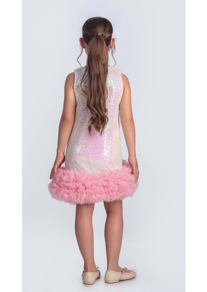 Pul Payet Ifestos Taçlı Tütü Çocuk Özel Gün Abiye M00743 modelleri