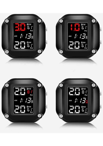 Motosiklet Lastik Basıncı Monitörü Tpms Motosiklet Elektrikli Araç Lastik Basıncı Monitörü Algılama Sistemi Yüksek Hassasiyet (Yurt Dışından) indirimleri