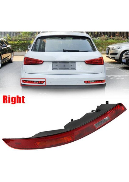 Audi Q3 2016-2018 Sağ Için Ampullü Araç Arka Tampon Arka Lambası Geri Vites Lambası (Yurt Dışından) indirimleri