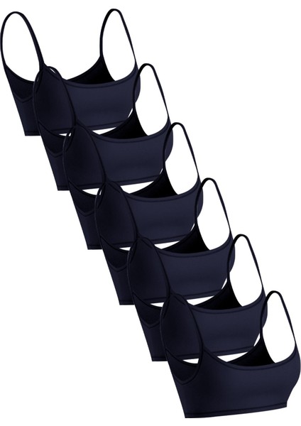 Premium 6’lı Kız Çocuk Alıştırma Sütyen - Hediye Kutulu, Pamuklu Kumaş, Ultra Yumuşak, Esnek ve Etiketsiz Yapı, Şık ve Konforlu Bustiyer