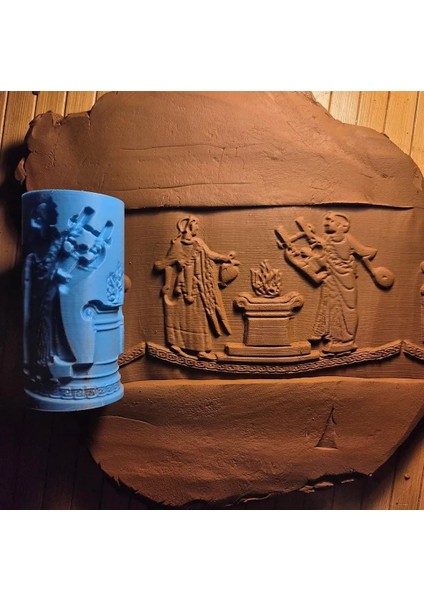 10 cm Yunan Seramik Doku Rulosu Polimer Kil Desen Oklavası fiyatları