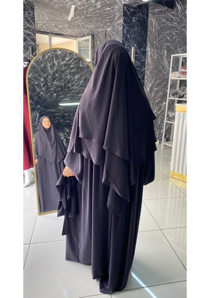 Açelya Takım Ferace Sufle Peçe 3 Parça modelleri