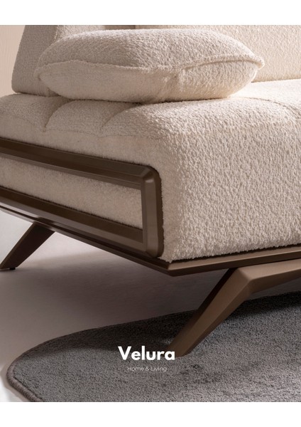 Alya Sırt Mekanizmalı Üç Adet Üçlü Kanepe & 3'lü Koltuk (3+3+3)