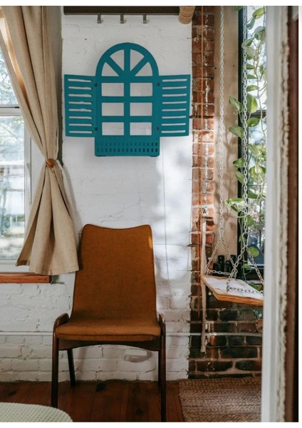 Alaçatı Penceresi Dekoratif Duvar Dekoru fırsatları