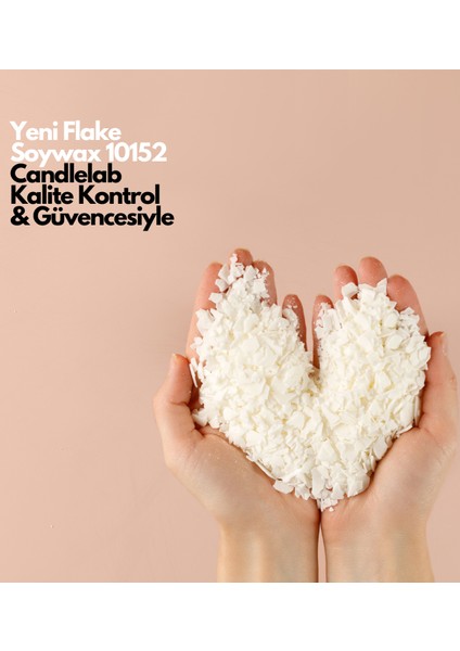 Flake Soywax 10152 - 1 kg - Sertifikalı - Doğal Mum Yapımı Için Soya Wax