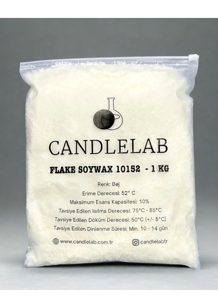 Flake Soywax 10152 - 1 kg - Sertifikalı - Doğal Mum Yapımı Için Soya Wax fiyatları
