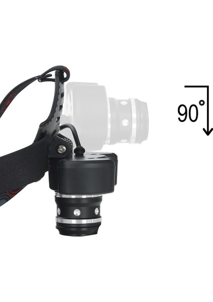 6000 Lümen 3 Başlık Şarjlı Kafa Lambası fiyatları