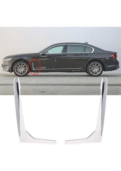 Bmw 7 Serisi G12 2019-2022 Için Araba Sol ve Sağ Hava Kanalı Yan Panel Döşemesi 51747478837 51747478838 (Yurt Dışından)