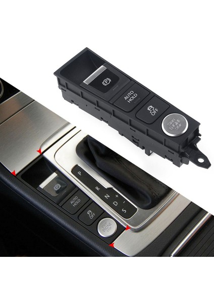 3AB927137A El Freni Düğmesi Otomatik Tutucu Motor Çalıştırma/durdurma Anahtarı Passat B7 Passat cc 3AD927137A 3AD927137B/Z (Yurt Dışından) indirimleri