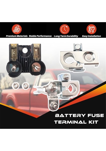 Ford F150 2011-2014 Için Akü Sigortası ve Pozitif ve Negatif Akü Terminal Kelepçeleri AL3Z-14526-AA (125A/250A) ile Değiştirin (Yurt Dışından) modelleri