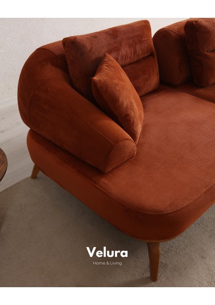 Vino Sırt Mekanizmalı 3 Adet Üçlü Kanepe & 3'lü Koltuk (3+3+3) - Bordo modelleri