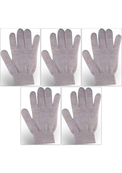 Therapy Saf Yün Parmaklı Banyo Eldiveni T-478 (5 Li Set)