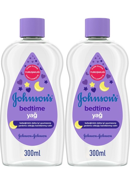 Baby Bebek Yağı 300ML Bedtime (Uyku Rutini) (2 Li Set)