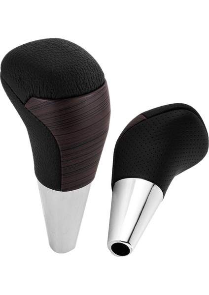 Toyota Domineering Prado Için Delikli Araba Ahşap Desenli Vites Kolu Şanzıman Vites Kolu (Yurt Dışından) indirimleri