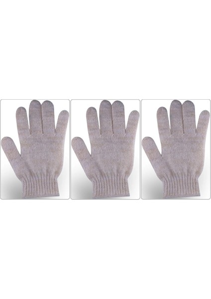 Therapy Saf Yün Parmaklı Banyo Eldiveni T-478 (3 Lü Set)