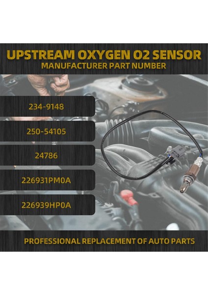 Nissan Altima Pathfinder Armada Frontier Maxima Murano Rogue 250-54105 Için 234-9148 O2 Oksijen Sensörü Yukarı Akış (Yurt Dışından) fiyatları