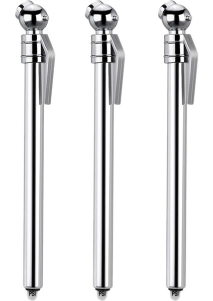 3 Adet Metal Kalem Lastik Basınç Ölçer 5-50 Psı Evrensel Araba Motosiklet Bisiklet Için (Yurt Dışından)