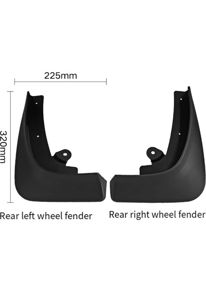 Tesla Model x 2016-2021 Araba Dekorasyon Aksesuarları Için Araba Çamurlukları, Çamurluklar, Çamurluklar ve Çamurluklar (Yurt Dışından) modelleri