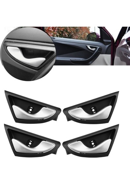 Jac J3 J3S J3 Torino 2009, 2010, 2011, 2012, 2013, 2014 ve 2015 Için Araç Iç Kapı Kolu 6105230U80 (Yurt Dışından) modelleri