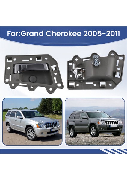 Jeep Grand Cherokee 2005-2011 Araç Iç Kapı Kolu Arka Sağ Kapı Kolu 5HR421J3AK (Yurt Dışından) fırsatları