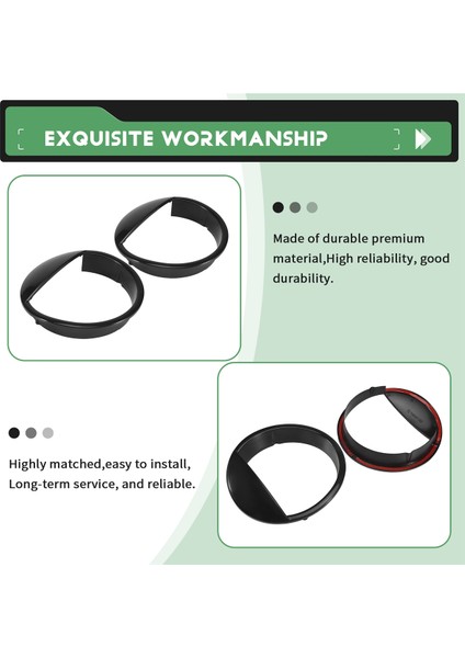 Jeep Wrangler Tj 1997-2006 Angry Bird Far Çerçevesi Kapağı Için Angry Eyes Far Çerçevesi Kapağı (Yurt Dışından) indirimleri