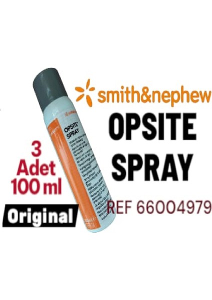 Opsite Suya Dayanıklı Sprey 100ml 3 Adet