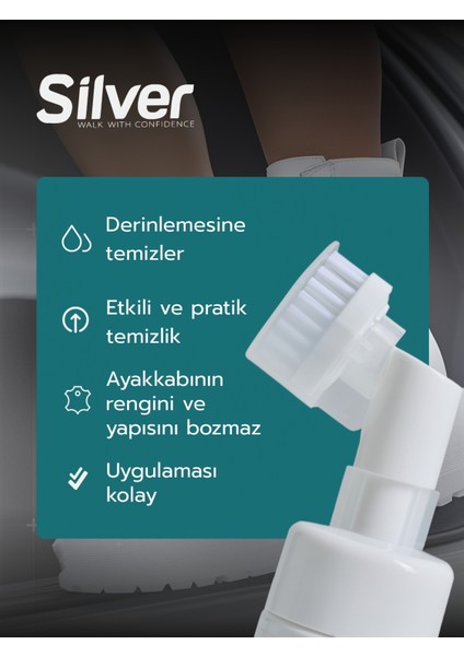 Fırçalı Spor Ayakkabı Bakım Temizleme Köpüğü Güçlendirilmiş Formül 150 ml fiyatları