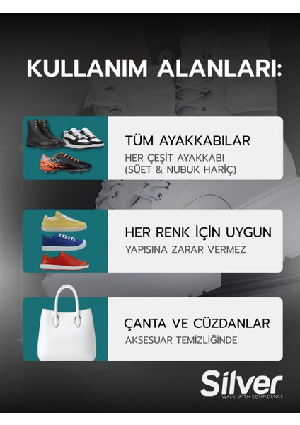 Fırçalı Spor Ayakkabı Bakım Temizleme Köpüğü Güçlendirilmiş Formül 150 ml modelleri