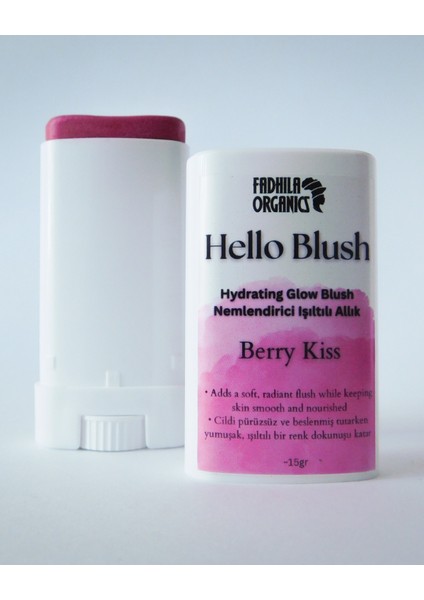 Hello Blush Doğal Işıltılı Stick Allık - Berry Kiss fiyatları