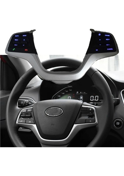 Çok Işlevli Direksiyon Simidi Düğmeleri Anahtarı Ses Seviyesi Telefon Seyir Kontrol Anahtarı Hyundai Elantra 2016-2019 (Yurt Dışından) modelleri