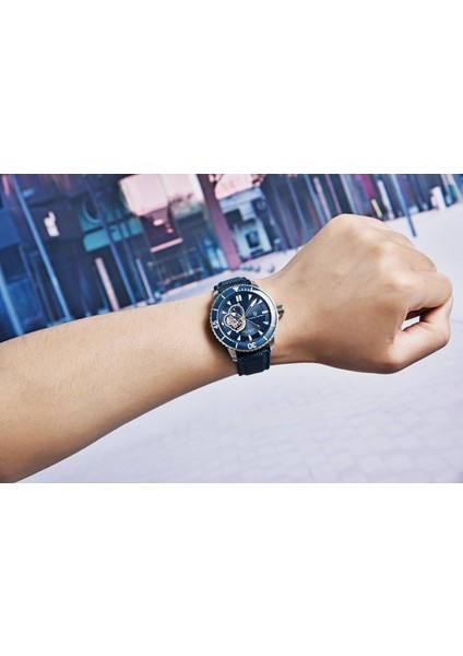 PD-1674 Erkek 200M Su Geçirmez Tourbillon Saat Otomatik Mekanik Saat Safir Kristal Paslanmaz Çelik fırsatları