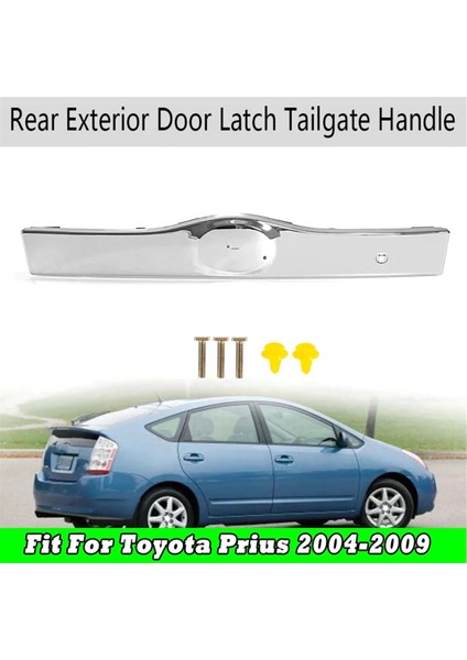 Toyota Prius 2004-2009 Için Krom Arka Dış Kapı Mandalı Bagaj Kapağı Kolu Bagaj Kapağı (Yurt Dışından) modelleri