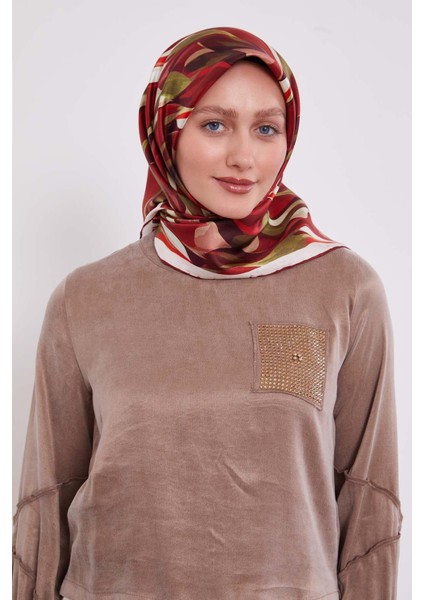 I-1099 Levidor Twill Ipek Eşarp #07-25#