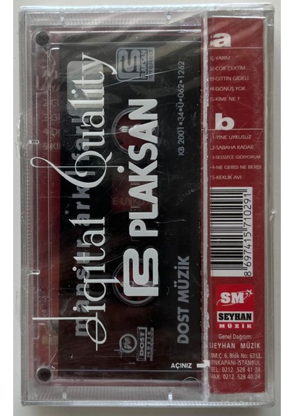 Mansur Ark Fark Kaset (Jelatininde Sıfır Orjnal Dönem Baskı Kaset) fiyatları