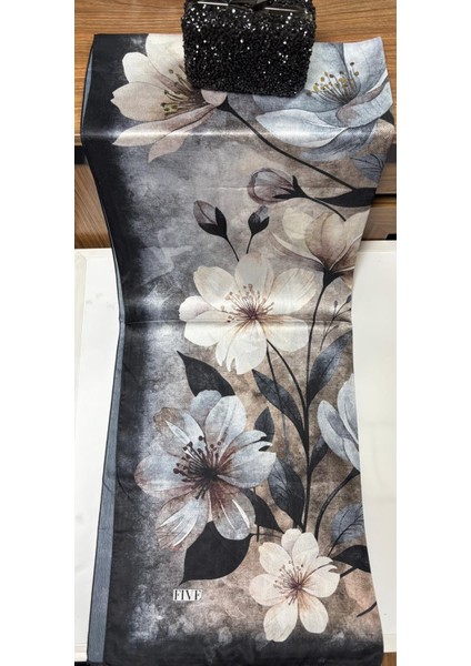 14081 Five Dijital Purple Şal #08-25#