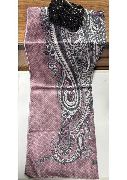 12751 Five Dijital Purple Şal #08-25#