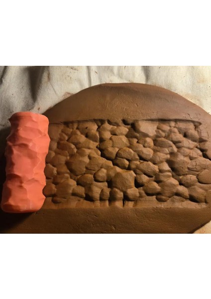 10 cm Taş Doku Rulosu Seramik&polimer Kil Desen Oklavası fiyatları